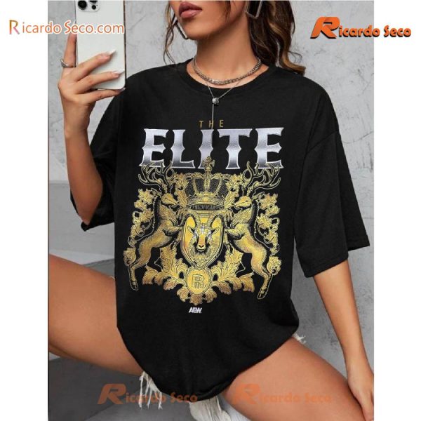 The Elite Coat Of Arms Wrestling Tee, Classic Men Shirt b