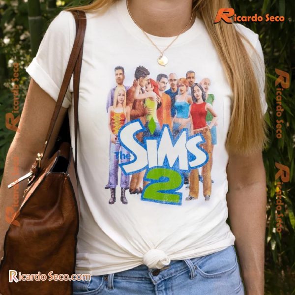 The Sims 2 Game Cover Gift For Fan Graphic Unisex T-shirt, Classic Men Shirt