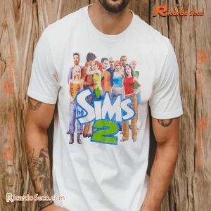 The Sims 2 Game Cover Gift For Fan Graphic Unisex T-shirt, Classic Men Shirt a