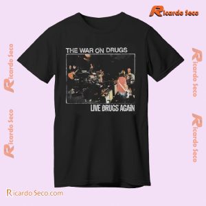 The War On Drugs Live Drugs Again Photo Graphic Unisex Tee, Classic Men Shirt