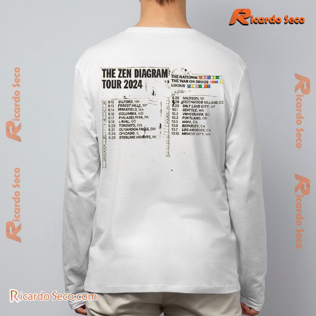 The War On Drugs Zen Diagram 2024 Tour Gift For Fan Graphic Unisex Tee, Classic Men Shirt c The War On Drugs Zen Diagram 2024 Tour Gift For Fan Graphic Unisex Tee, Classic Men Shirt c