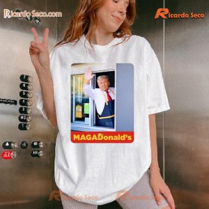 Trump Magadonalds I Am The First And Only 2024 Presidential Nominee To Work At Mcdonald's Classic Men Shirt xoHSLCc