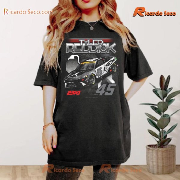 Tyler Reddick 23xi Racing Jumpman Car Graphic Classic Men Shirt XBHYqR8