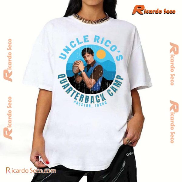 Uncle Rico's Quarterback Camp Preston, Idaho Graphic Unisex T-shirt, Classic Men Shirt