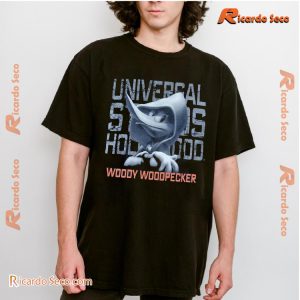 Universal Studios Hollywood Woody Woodpecker Gift For Fan Graphic Unisex T-shirt-b D80WFRj