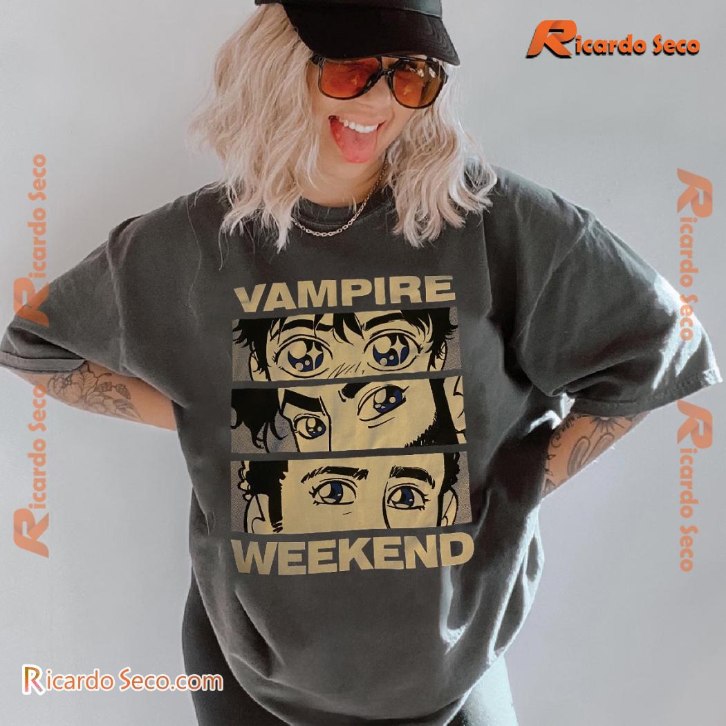 Vampire Weekend Anime Eyes Gift For Fan Graphic Classic Men Shirt Vampire Weekend Anime Eyes Gift For Fan Graphic Classic Men Shirt IKOhgwx