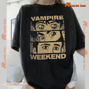 Vampire Weekend Anime Eyes Gift For Fan Graphic Classic Men Shirt-a 2Fo6M3w