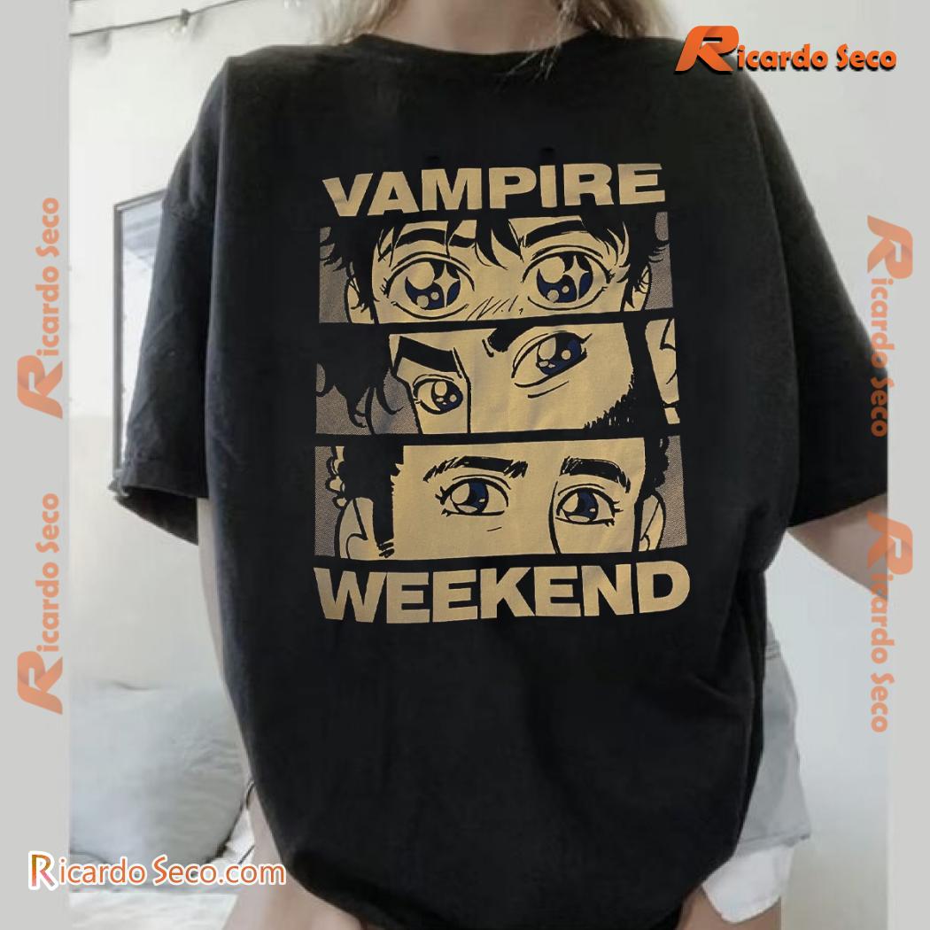 Vampire Weekend Anime Eyes Gift For Fan Graphic Classic Men Shirt-a Vampire Weekend Anime Eyes Gift For Fan Graphic Classic Men Shirt-a 2Fo6M3w