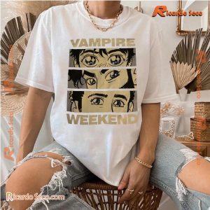 Vampire Weekend Anime Eyes Gift For Fan Graphic Classic Men Shirt-b JzLtf3F