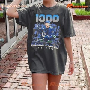 Vancouver Canucks Tyler Myers' 1000th Games Played The Boys Have Been Talkin Tour Classic Men Shirt-b SclVTvX