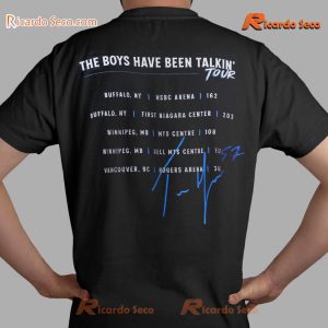 Vancouver Canucks Tyler Myers' 1000th Games Played The Boys Have Been Talkin Tour Classic Men Shirt-c SCbGz6T