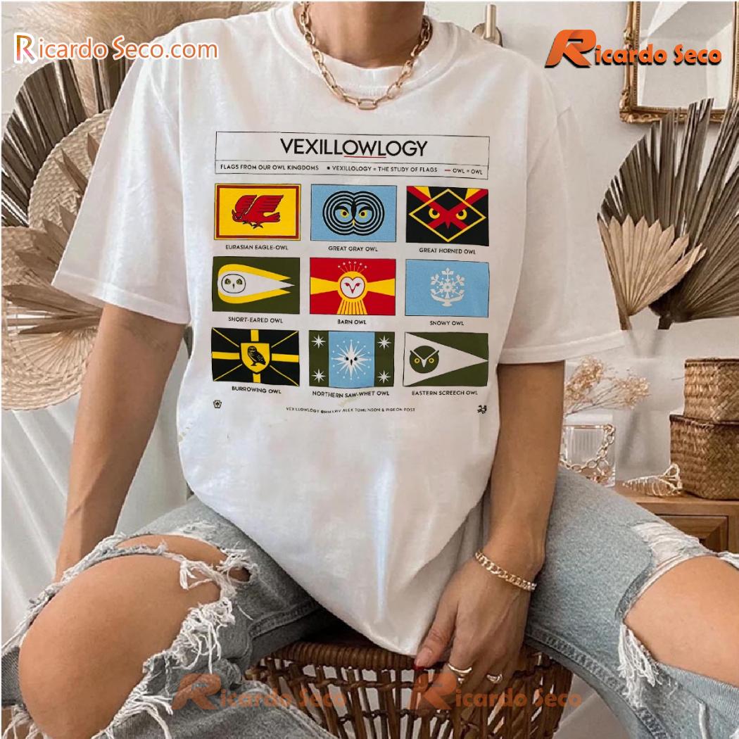 Vexillology Flags From Our Owl Kingdoms Graphic Unisex Shirt, Hoodie, Long Sleeve, Sweater a Vexillology Flags From Our Owl Kingdoms Graphic Unisex Shirt, Hoodie, Long Sleeve, Sweater a