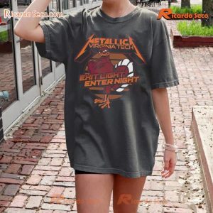 Virginia Tech Hokies X Metallica Exit Light, Enter Night 2024 Football Schedule Graphic Classic Men Shirt-c xQ4A3jY