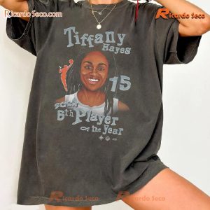 WNBA Las Vegas Aces Tiffany Hayes 6th Player Of The Year 2024 Graphic Classic Men Shirt c