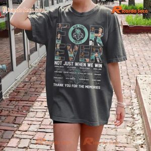 WNBA New York Liberty Forever Not Just When We Win Thank You For The Memories Signature Graphic Classic Men Shirt-a x2Q1TPJ