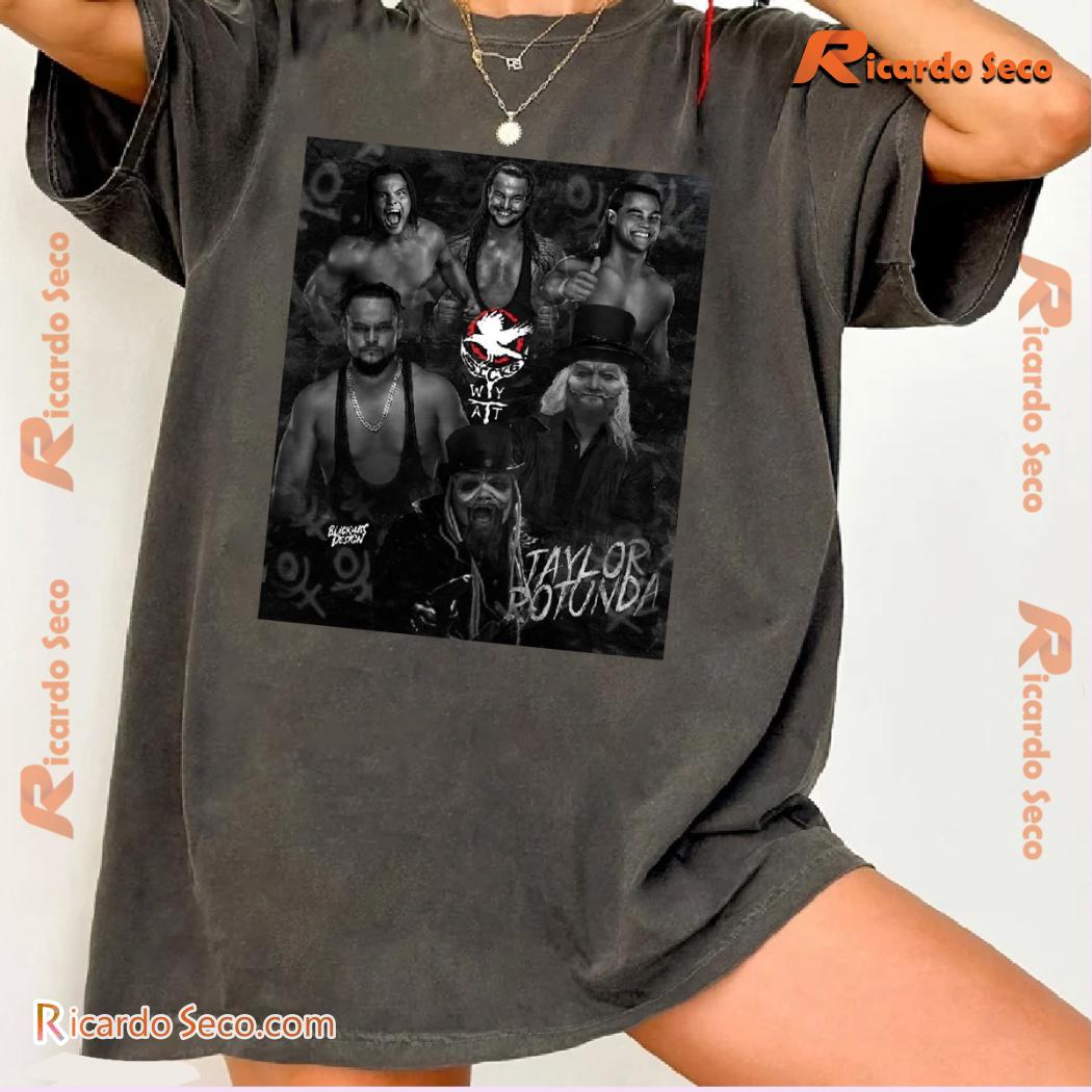 WWE Taylor Rotunda Black Mass Design Printed Unisex Shirt, Classic Men Shirt