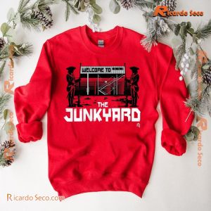 Welcome To The Junkyard Vintage Graphic Unisex T-shirt, Hoodie, Long Sleeve-a BGNusL6