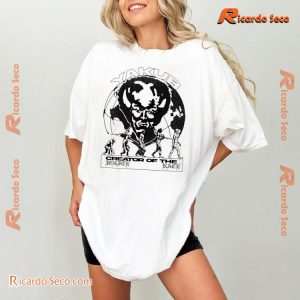 Yakub Creator Of The White Race Printed Unisex Tee, Classic Ladies Shirt, V-neck Ladies b