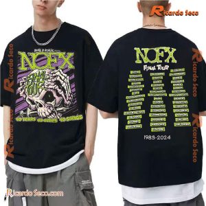 Nofx Final Tour 1983-2024 40 Years 40 Cities 40 Songs Punk In Drublic Presents Classic Men Shirt