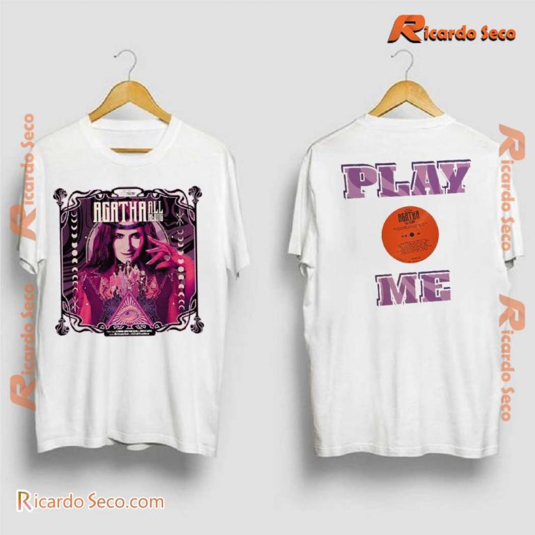 Agatha All Along The Ballad Of The Witches Road And Play Me Classic Men Shirt zOMFvK3