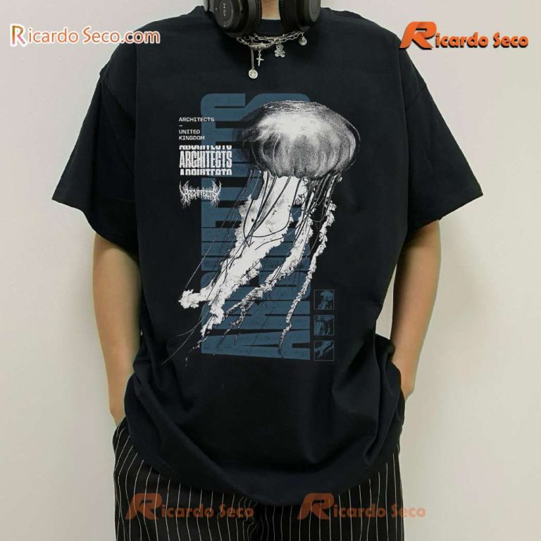 Architects Jellyfish Faded United Kingdom Unisex T-shirt-a 6DTiEvk