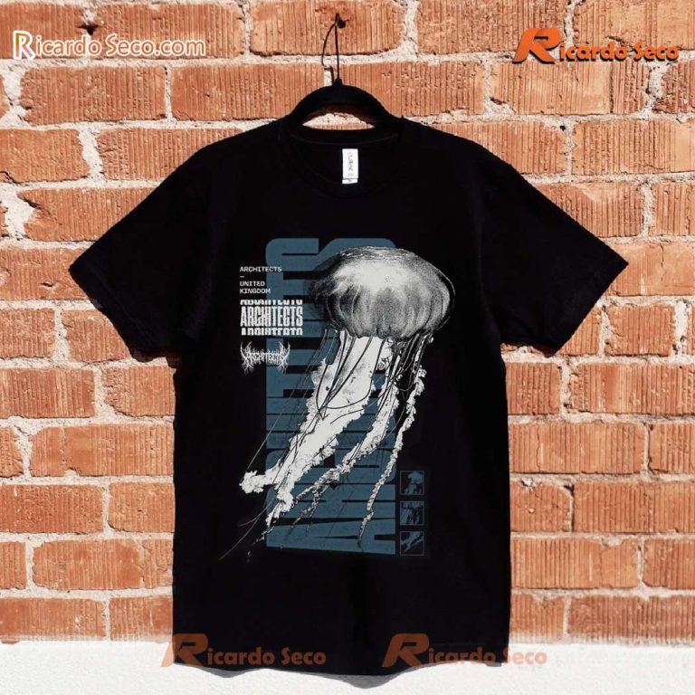 Architects Jellyfish Faded United Kingdom Unisex T-shirt wV6Wd7q