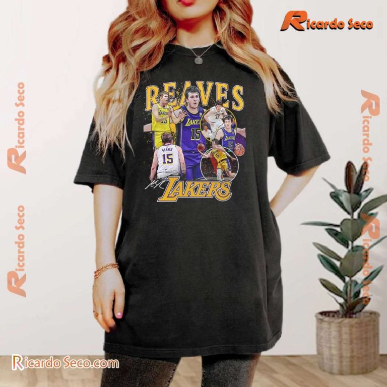 Austin Reaves Los Angeles Lakers NBA Photo Classic Men Shirt-a 7mFHVAX