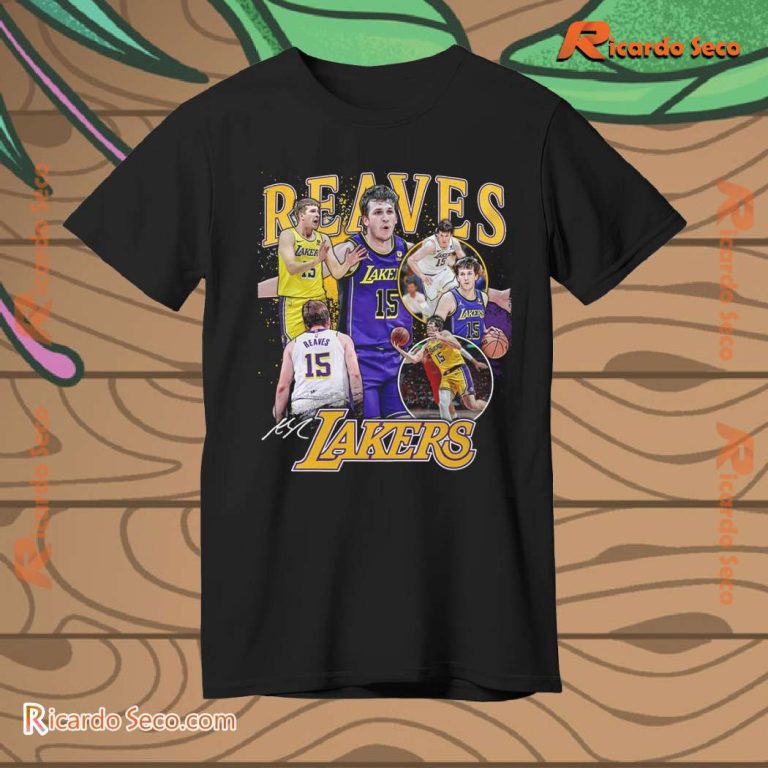 Austin Reaves Los Angeles Lakers NBA Photo Classic Men Shirt-b HVrnLpj