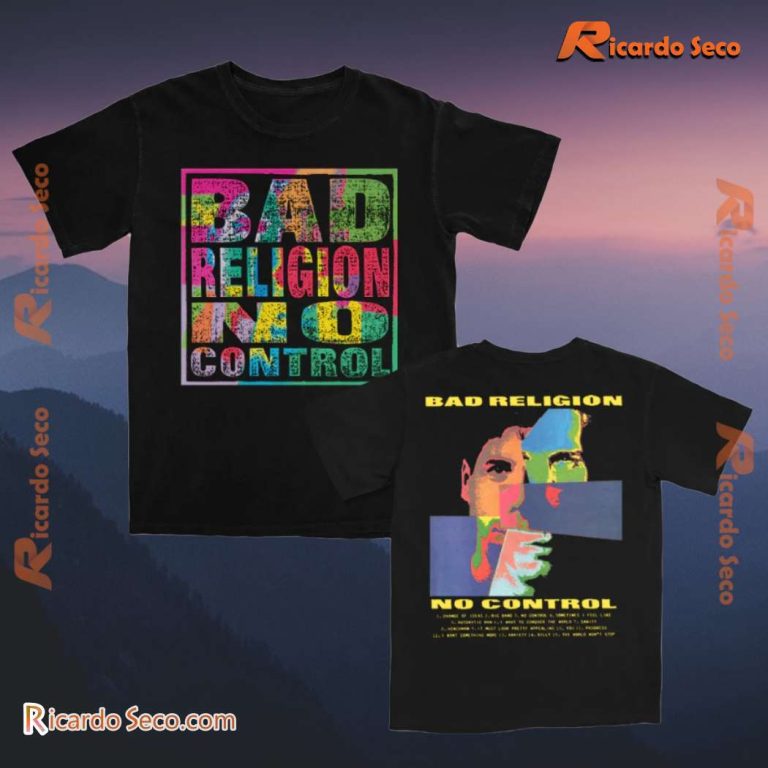 Bad Religion No Control Tracklist Unisex T-shirt dfsYahj