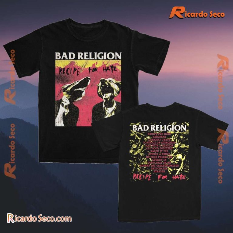 Bad Religion Recipe For Hate Tracklist Classic Shirt EML13Xt