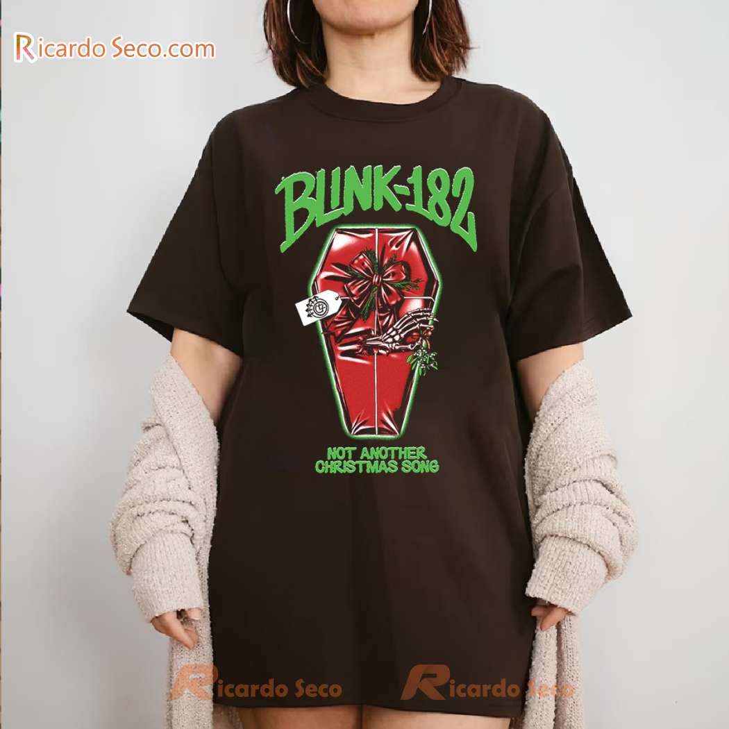 Blink-182 Not Another Christmas Song Classic Men Shirt 5Ba9HMS