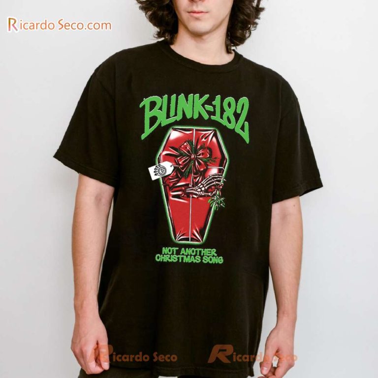 Blink-182 Not Another Christmas Song Classic Men Shirt-b 0wX9f25