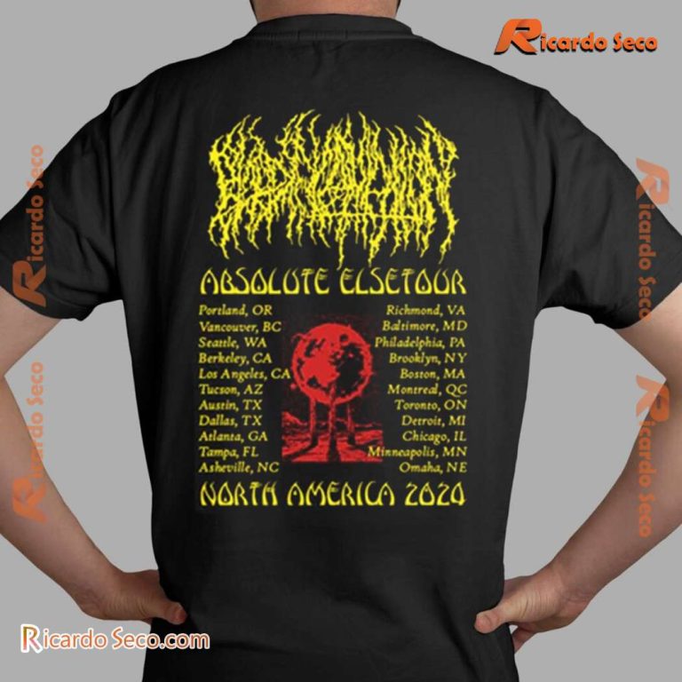 Blood Incantation Absolute Elsetour North America 2024 Cover T-shirt-a yah7xQ1