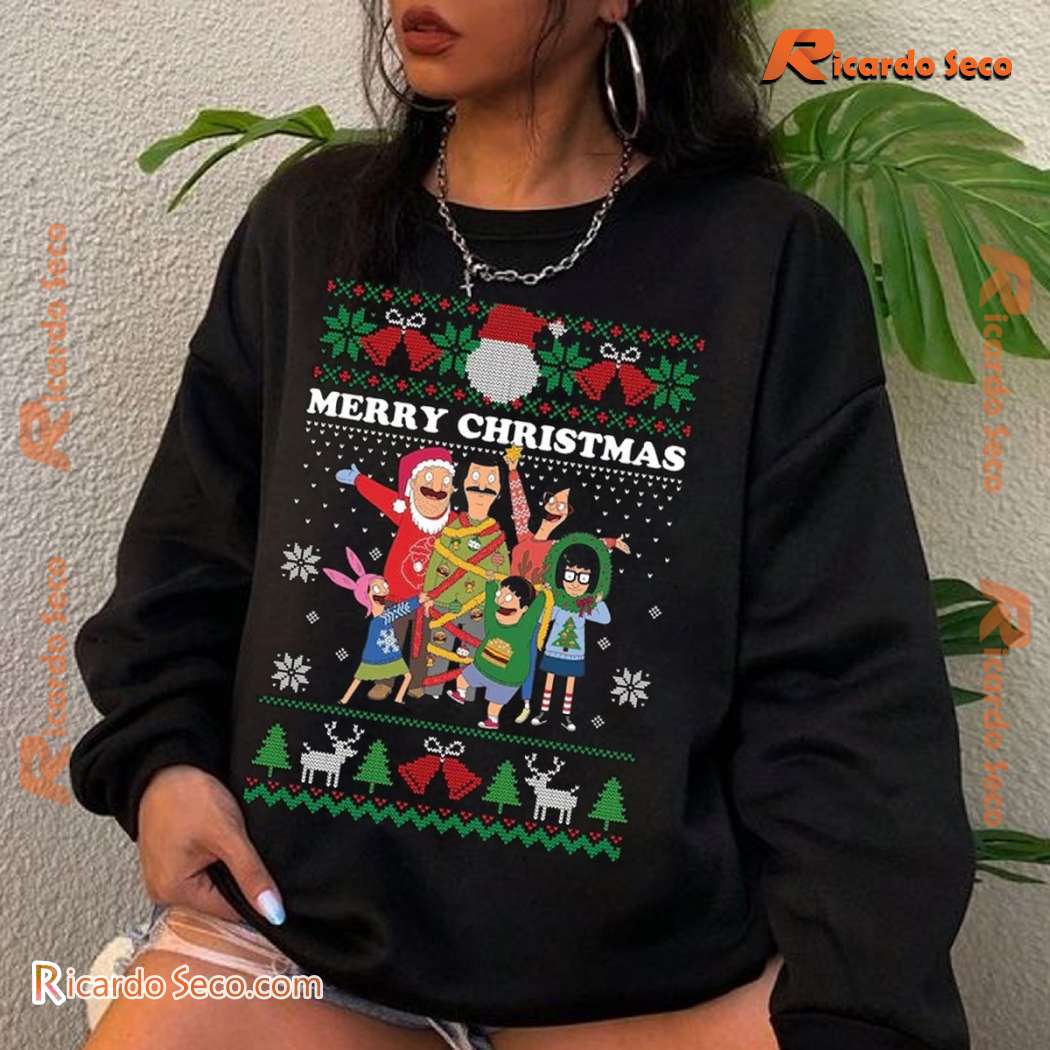 Bobs Burgers Family Ugly Xmas Unisex Sweater edbjgwt