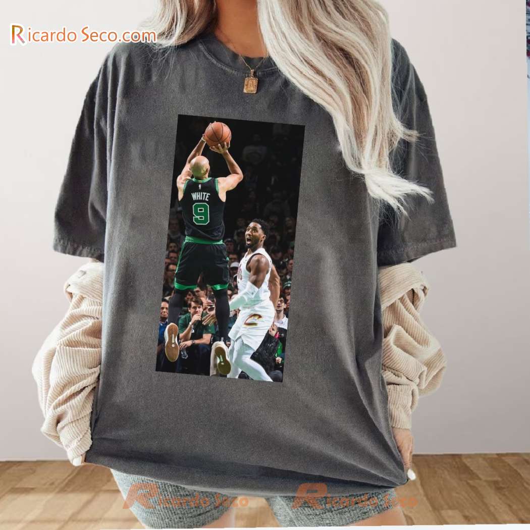 Derrick White Boston Celtics X Cleveland Cavaliers Graphic Classic Men Shirt yr2dXHA