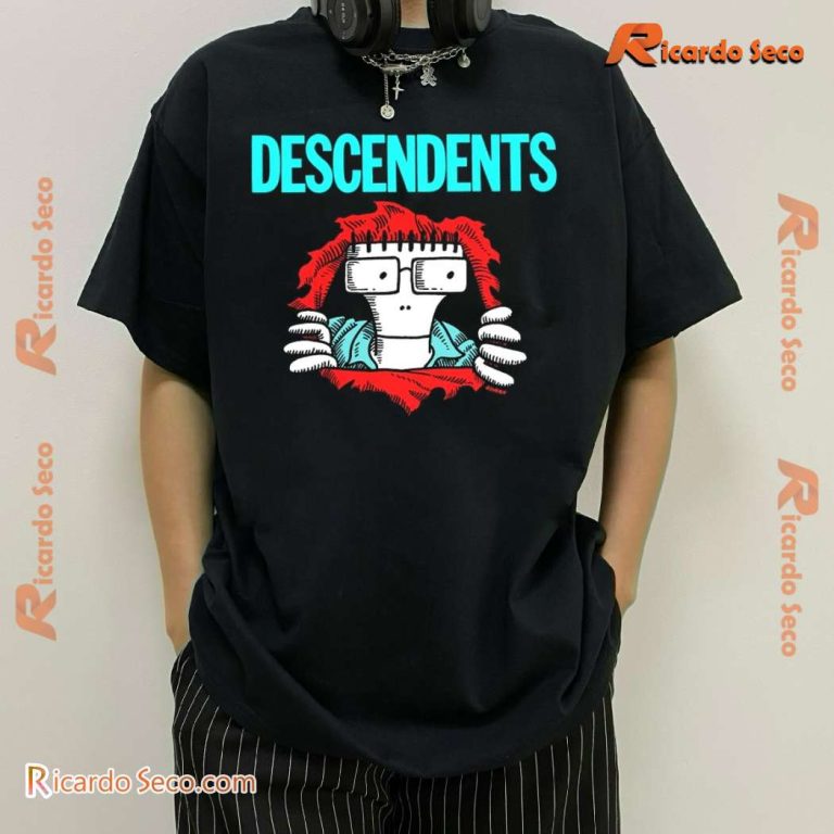 Descendents Milo Ripper V-neck Ladies Shirt, Long Sleeve-b cLKqdPY