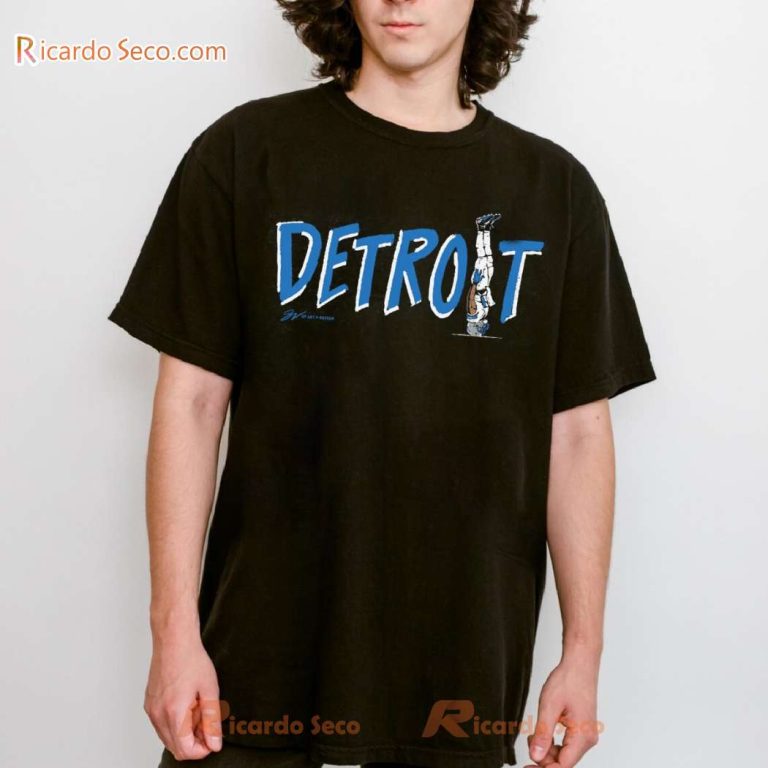 Detroit Lions Football Amon-ra St. Brown Stand Up Unisex T-shirt-b nU7Rxz4