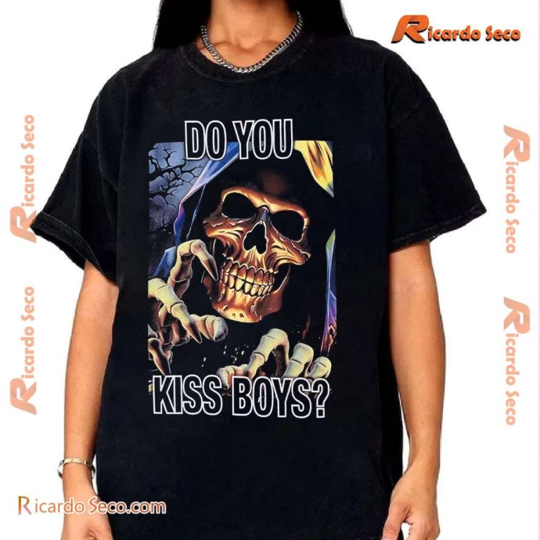 Do You Kiss Boys Rainbow Reaper Vintage Classic Men Shirt-a U4WJ9NX