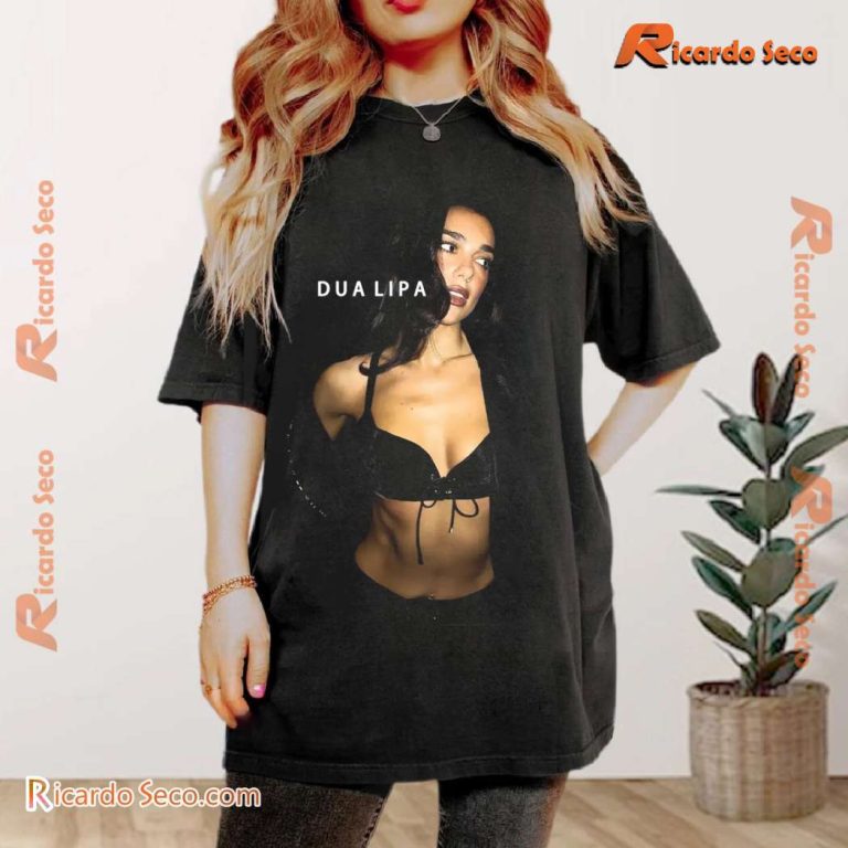 Dua Lipa Queen Photo Printed Gift For Fan Classic Men Shirt-a 0GwWbc5