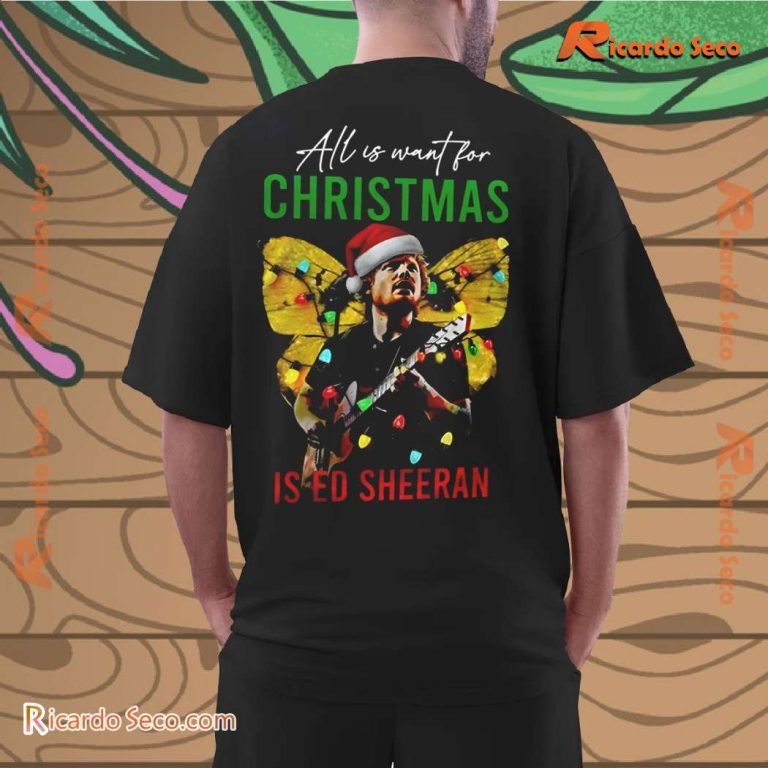 Ed Sheeran All I Want For Christmas Is Ed Sheeran Unisex T-shirt-b ETOLQeC