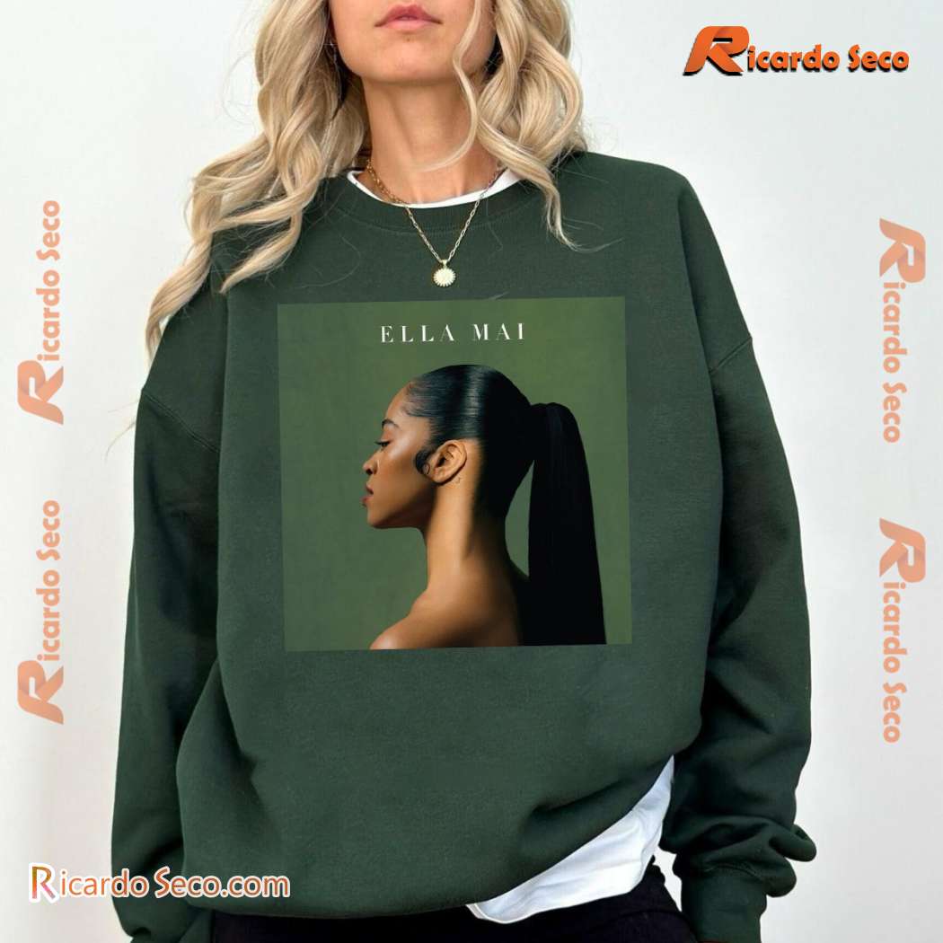 Ella Mai Hearts On Deck Cover Graphic Unisex T-shirt, Sweatshirt-a zdWkf2t