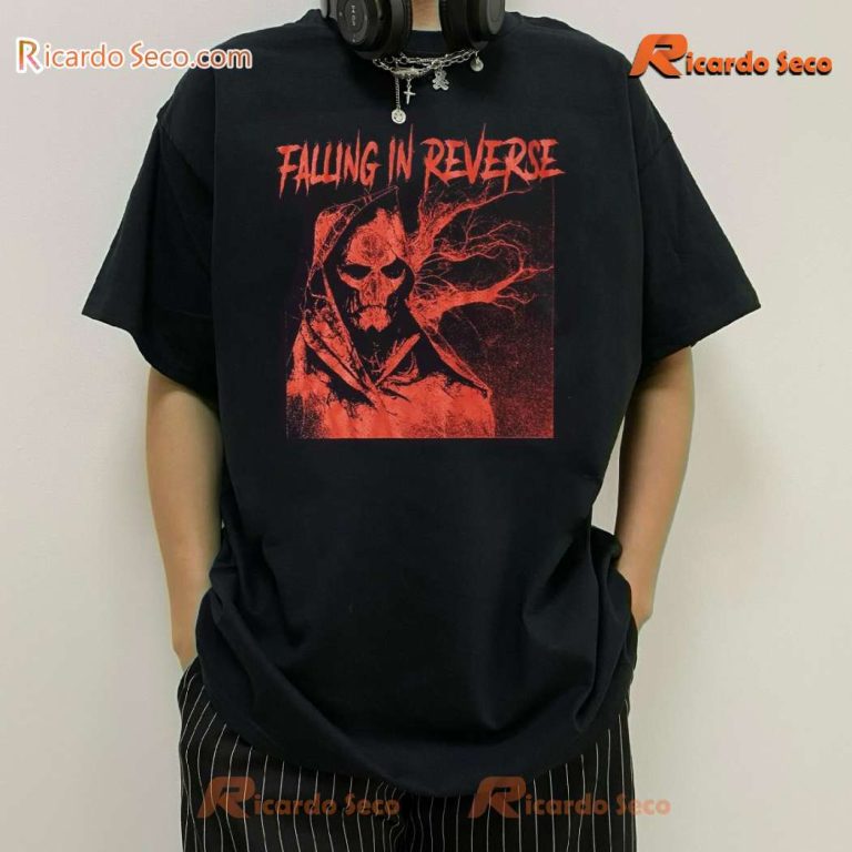 Falling In Reverse Red Grim Reaper Fit For Men And Women Unisex T-shirt, Sweater 2xmSId0