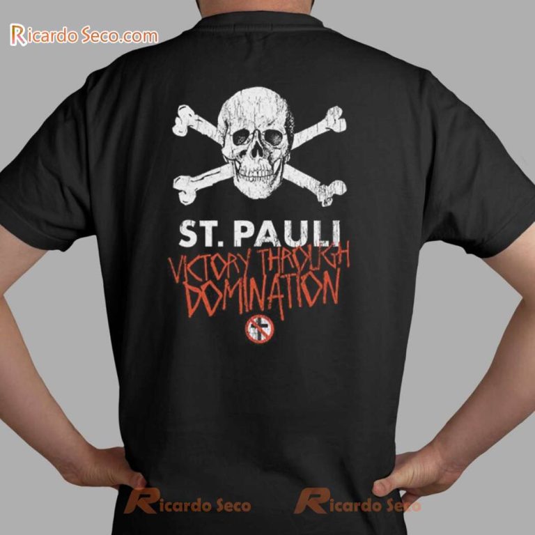 Fc St Pauli X Bad Religion Victory Through Domination Unisex T-shirt-b Z84yLCp