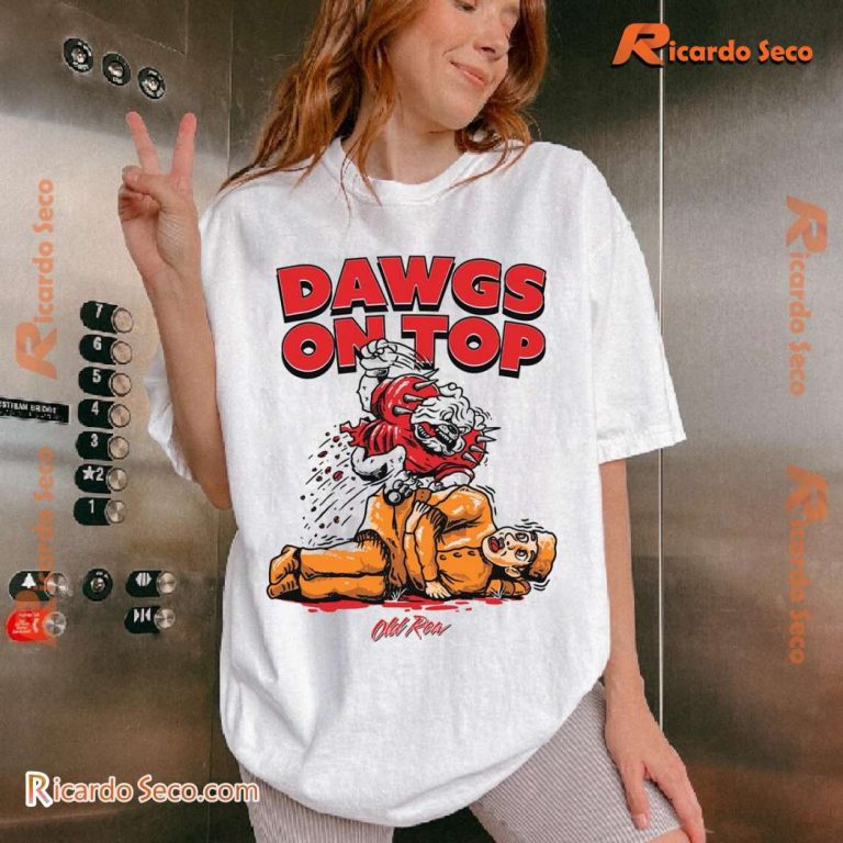 Georgia Bulldogs Dawgs On Top Ga Unisex T-shirt 6RCQVwA