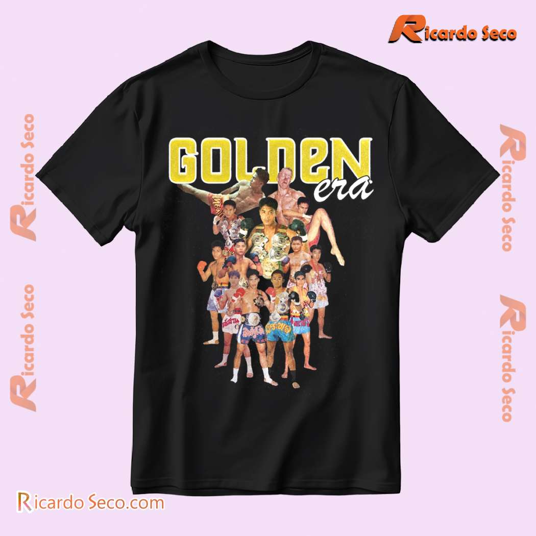 Golden Era Boxing Fan Graphic Unisex T-shirt, Classic Men Shirt Tqe2V1s