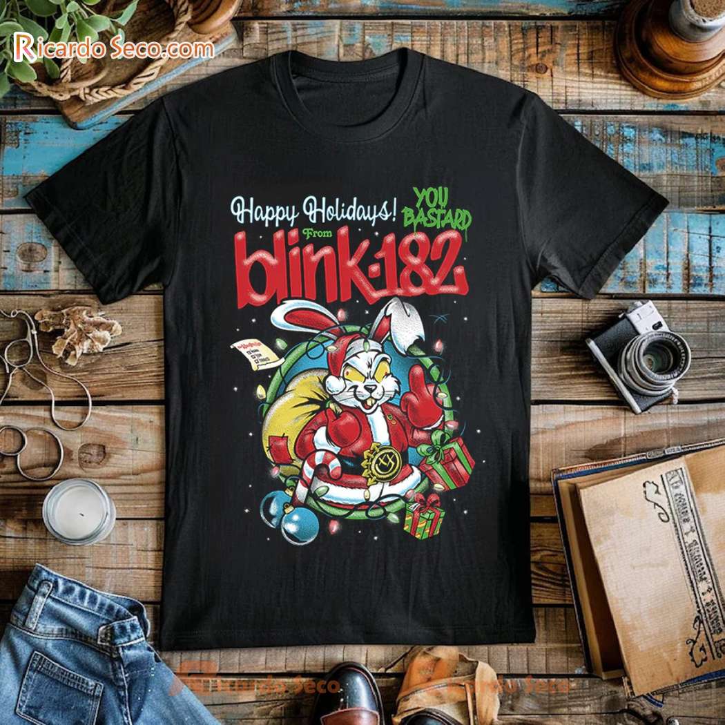 Happy Holidays You Bastard From Blink-182 Unisex T-shirt kPb8Kdx