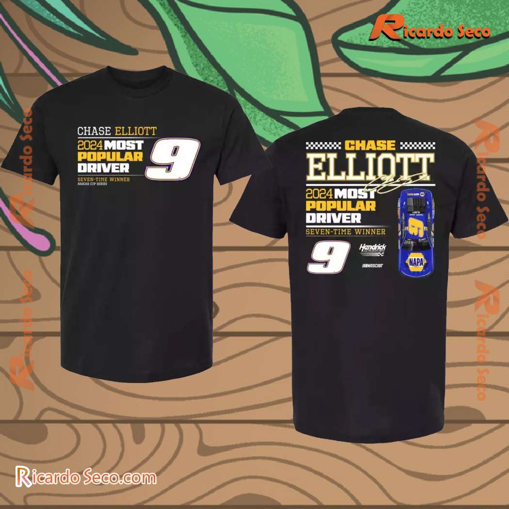 Hendrick Motorsports Chase Elliott #9 2024 Most Popular Driver Classic Men Shirt 6XURTAD