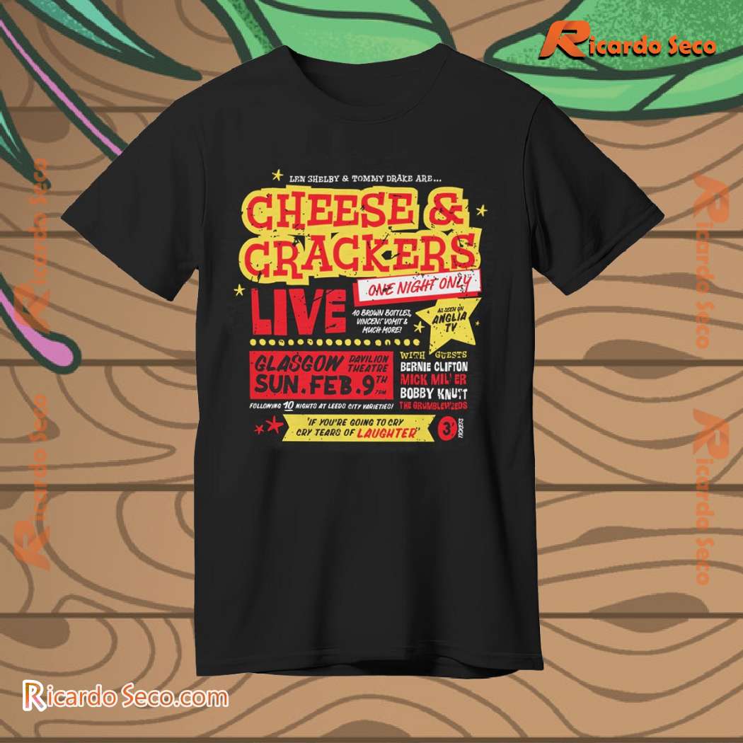 Inside No. 9 Cheese & Crackers Live Graphic Classic Men Shirt aAWGRTM