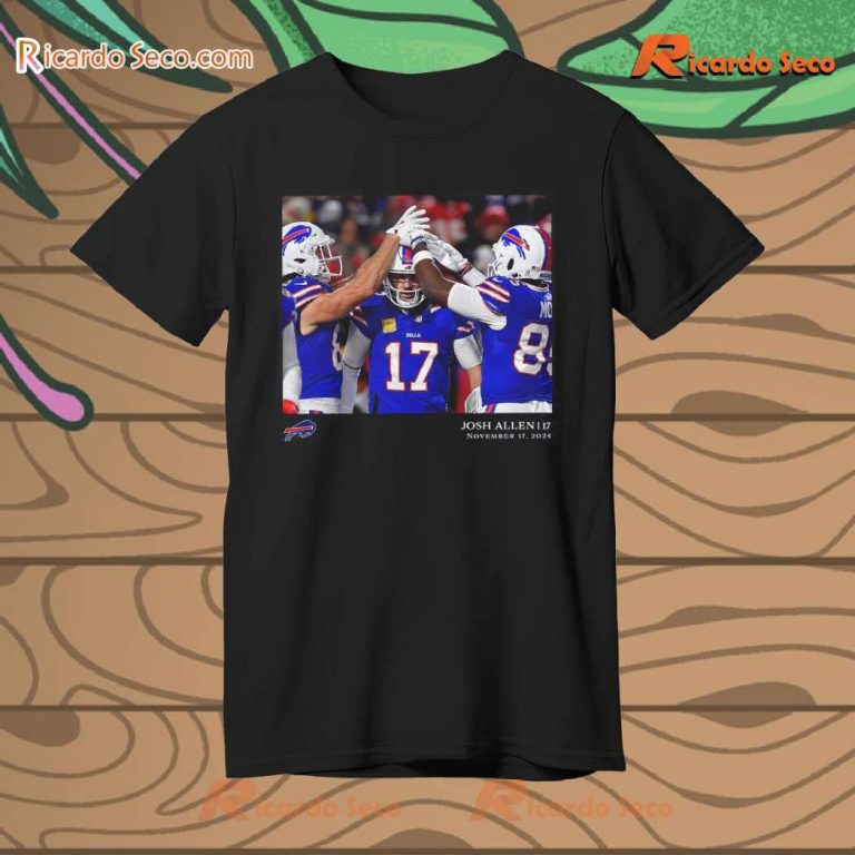 Josh Allen Buffalo Bills Nfl Graphic Unisex T-shirt e4vGzJL