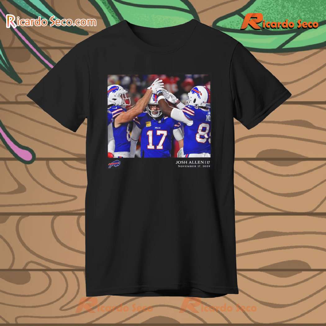 Josh Allen Buffalo Bills Nfl Graphic Unisex T-shirt e4vGzJL